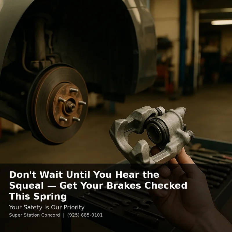 Don't Wait Until You Hear the Squeal — Get Your Brakes Checked This Spring