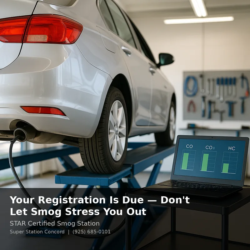Your Registration Is Due — Don't Let Smog Stress You Out