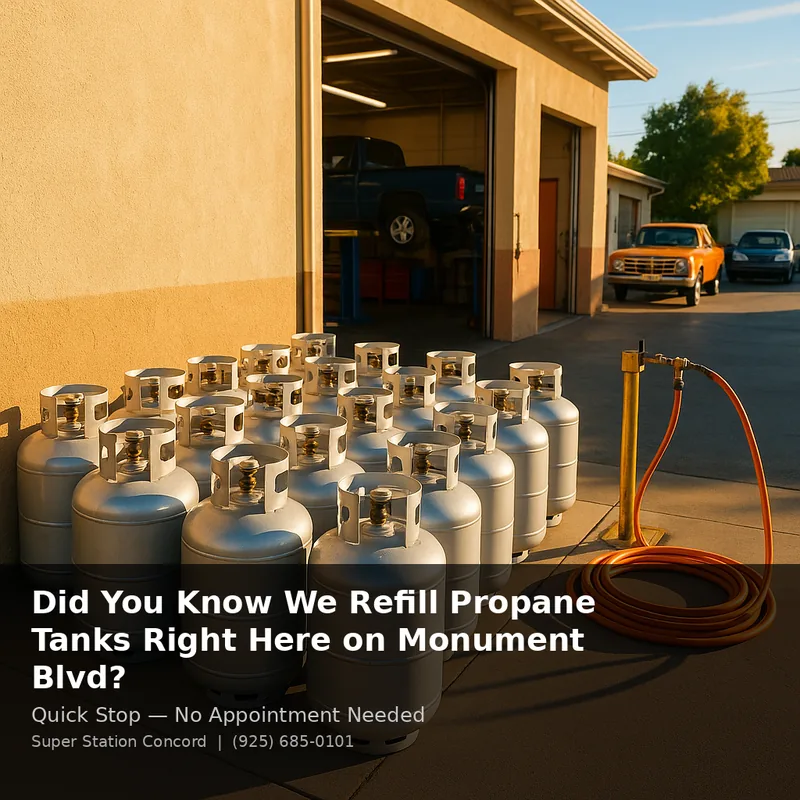 Did You Know We Refill Propane Tanks Right Here on Monument Blvd?