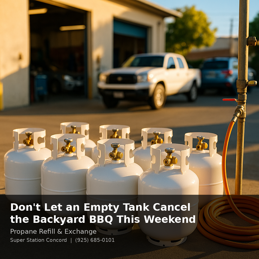 Don't Let an Empty Tank Cancel the Backyard BBQ This Weekend